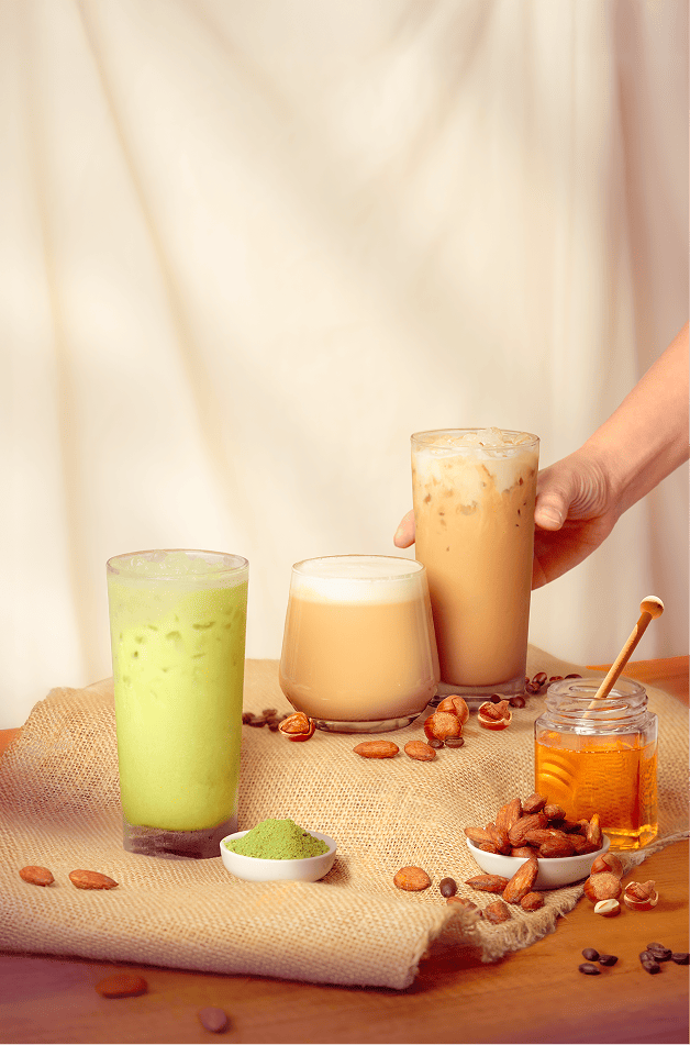 Coffee Bean Honey & Nut Latte Series